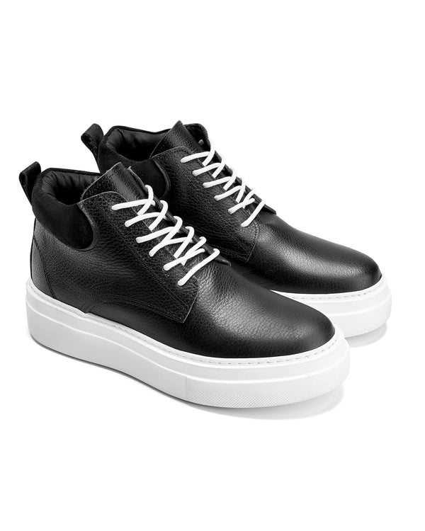 حذاء اندلسي هاف بوت جلد طبيعى كاجوال